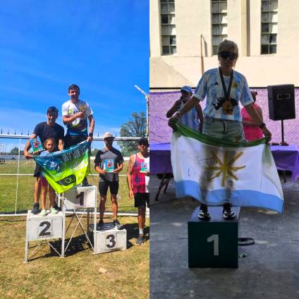 Atletismo: podio para Mirta Domínguez y Facundo Torres